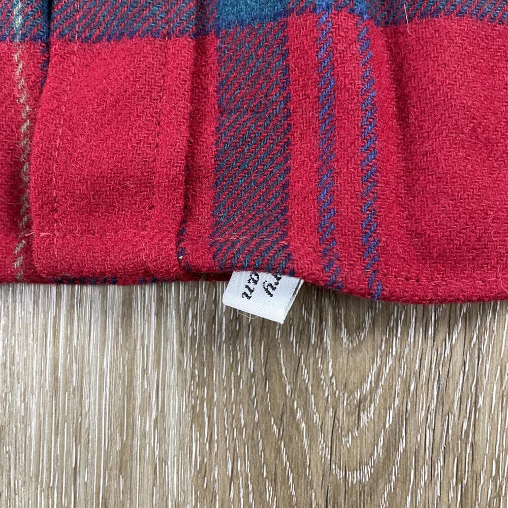 Pendleton Wool Flannel Button Up Small Shirt Red … - image 4